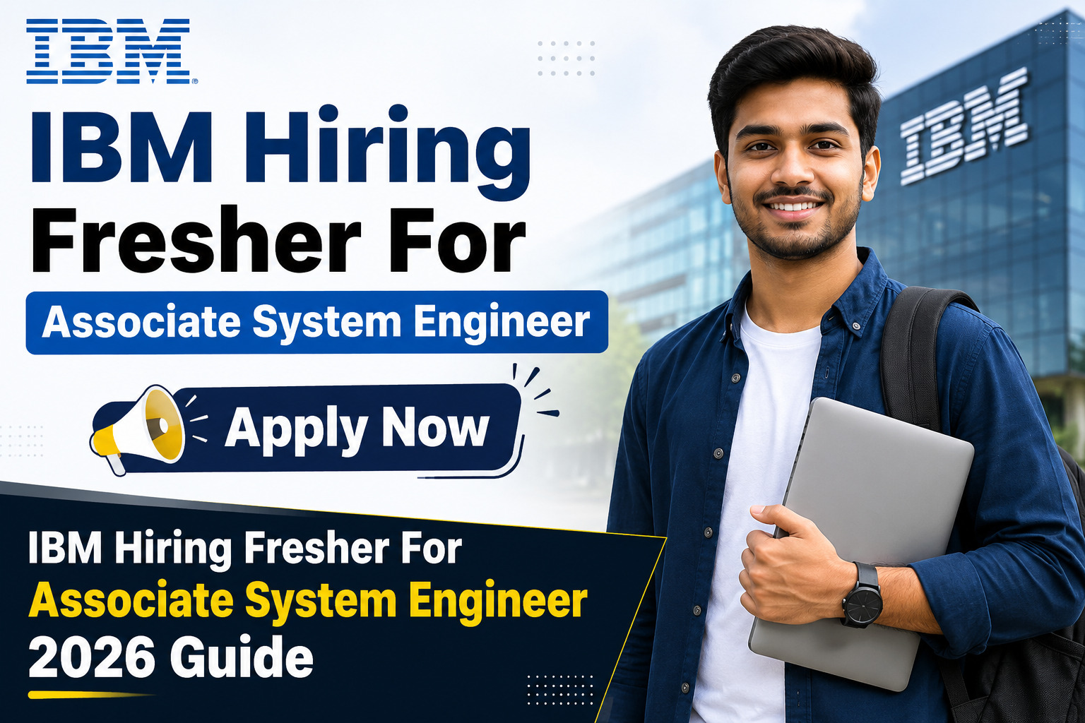 IBM Hiring Fresher For Associate System Engineer 2026 recruitment drive for freshers in India
