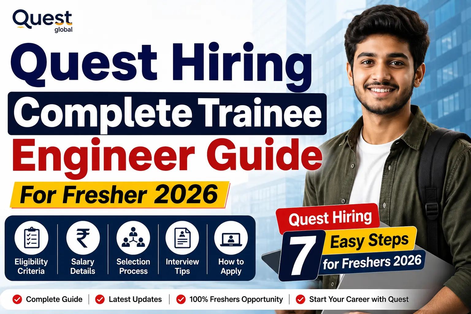 Quest Hiring 2026 Trainee Engineer Recruitment for Freshers