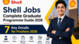 Shell Jobs 2026 Graduate Programme Guide for Freshers Eligibility Salary Selection Process Apply Online