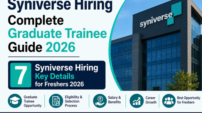 Syniverse Hiring 2026 Graduate Apprentice Trainee Recruitment for Freshers