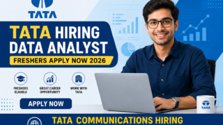 Tata Communications Hiring 2026 Analyst Fresher Job Apply Now