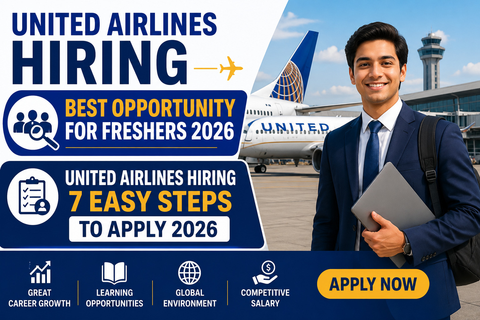United Airlines Hiring 2026 Associate Analyst opportunity for freshers