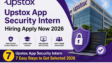 Upstox App Security Intern Hiring Apply Now 2026 for Freshers