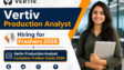 Vertiv Production Analyst Hiring 2026 for Freshers Complete Guide