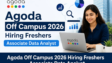 Agoda Off Campus 2026 Hiring Freshers Associate Data Analyst recruitment for graduates