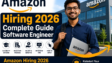 Amazon Hiring 2026 Software Development Engineer (TEMP) recruitment for freshers