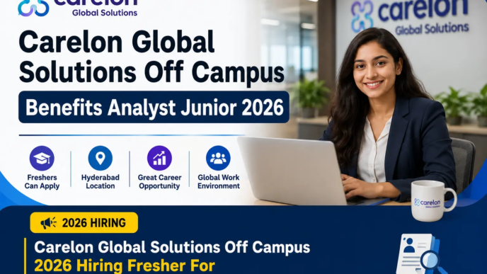 Carelon Global Solutions Off Campus 2026 Hiring Fresher for Benefits Analyst Junior in Hyderabad