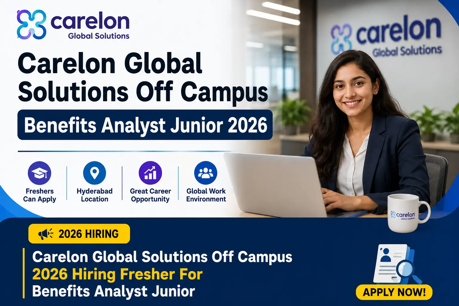 Carelon Global Solutions Off Campus 2026 Hiring Fresher for Benefits Analyst Junior in Hyderabad