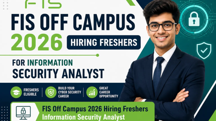 FIS Off Campus 2026 Hiring Freshers for Information Security Analyst