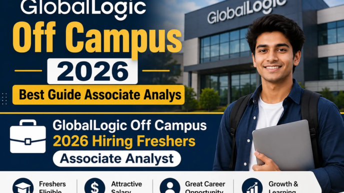 GlobalLogic Off Campus 2026 Hiring Freshers Associate Analyst Complete Guide