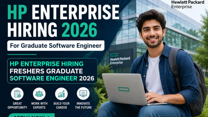 HP Enterprise Hiring 2026 for Graduate Software Engineer freshers
