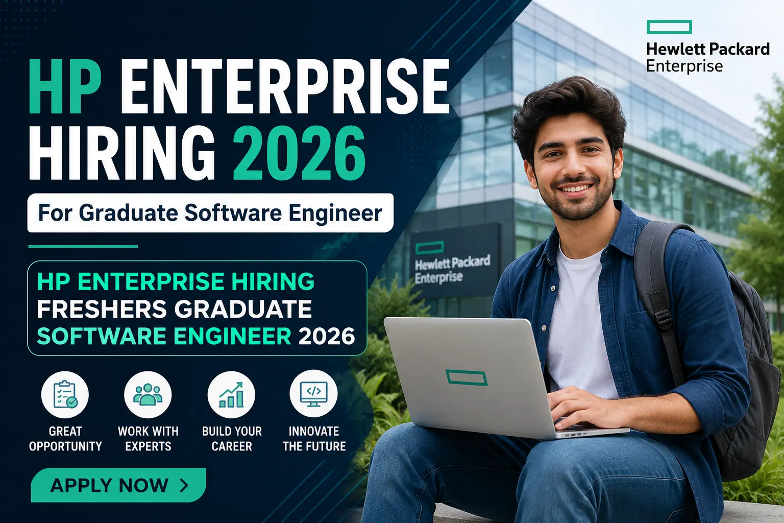 HP Enterprise Hiring 2026 for Graduate Software Engineer freshers