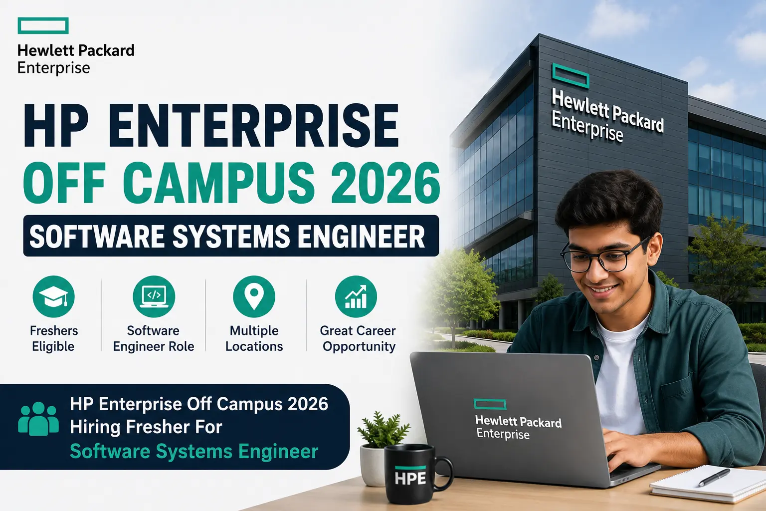 HP Enterprise Off Campus 2026 Hiring Fresher For Software Systems Engineer