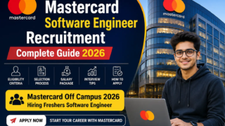 Mastercard Off Campus 2026 Hiring Freshers Software Engineer Recruitment Complete Guide, Eligibility, Salary, Selection Process and Apply Online