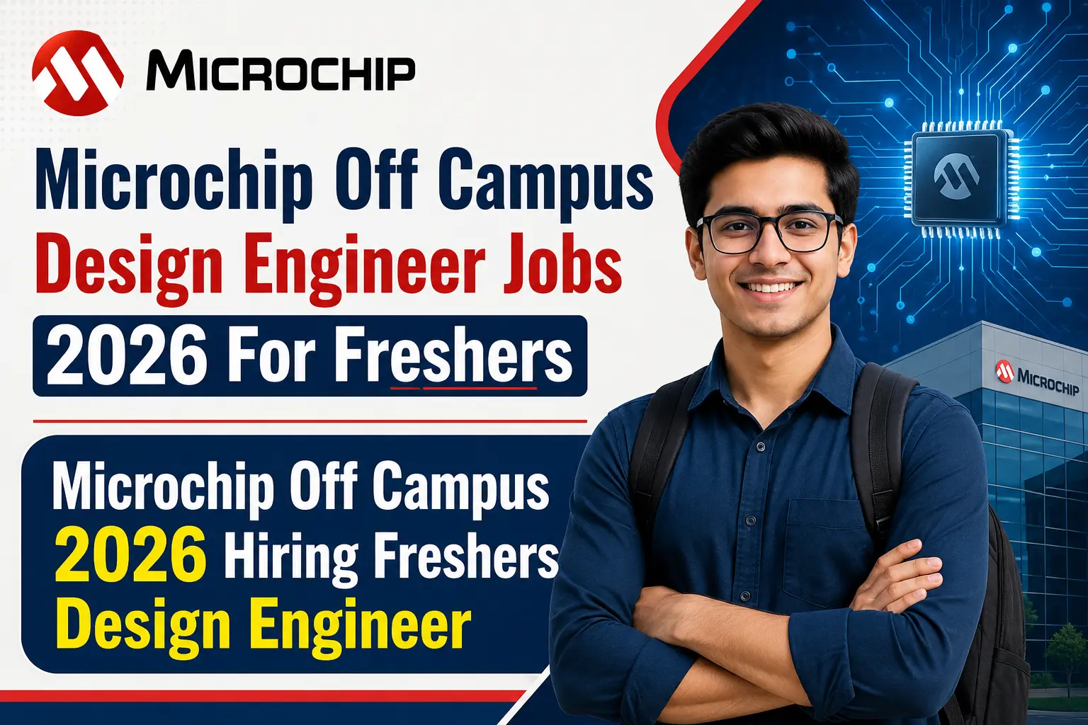 Microchip Off Campus 2026 Hiring Freshers Design Engineer Jobs for Freshers