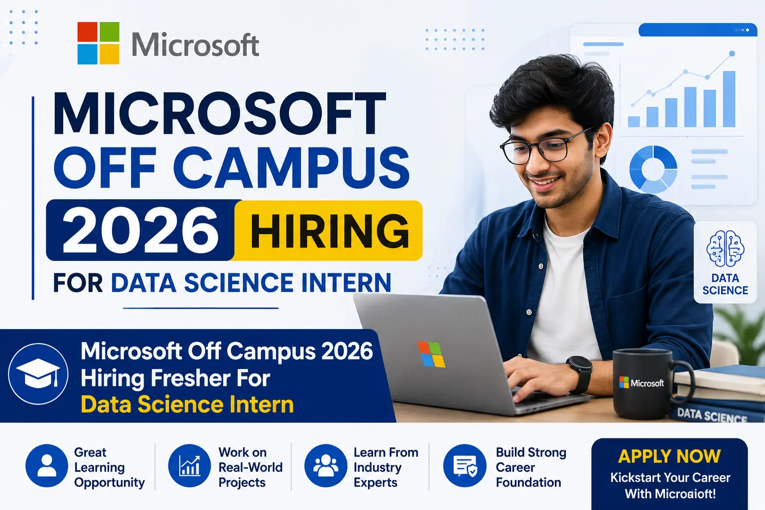 Microsoft Off Campus 2026 Hiring Fresher For Data Science Intern Pan India