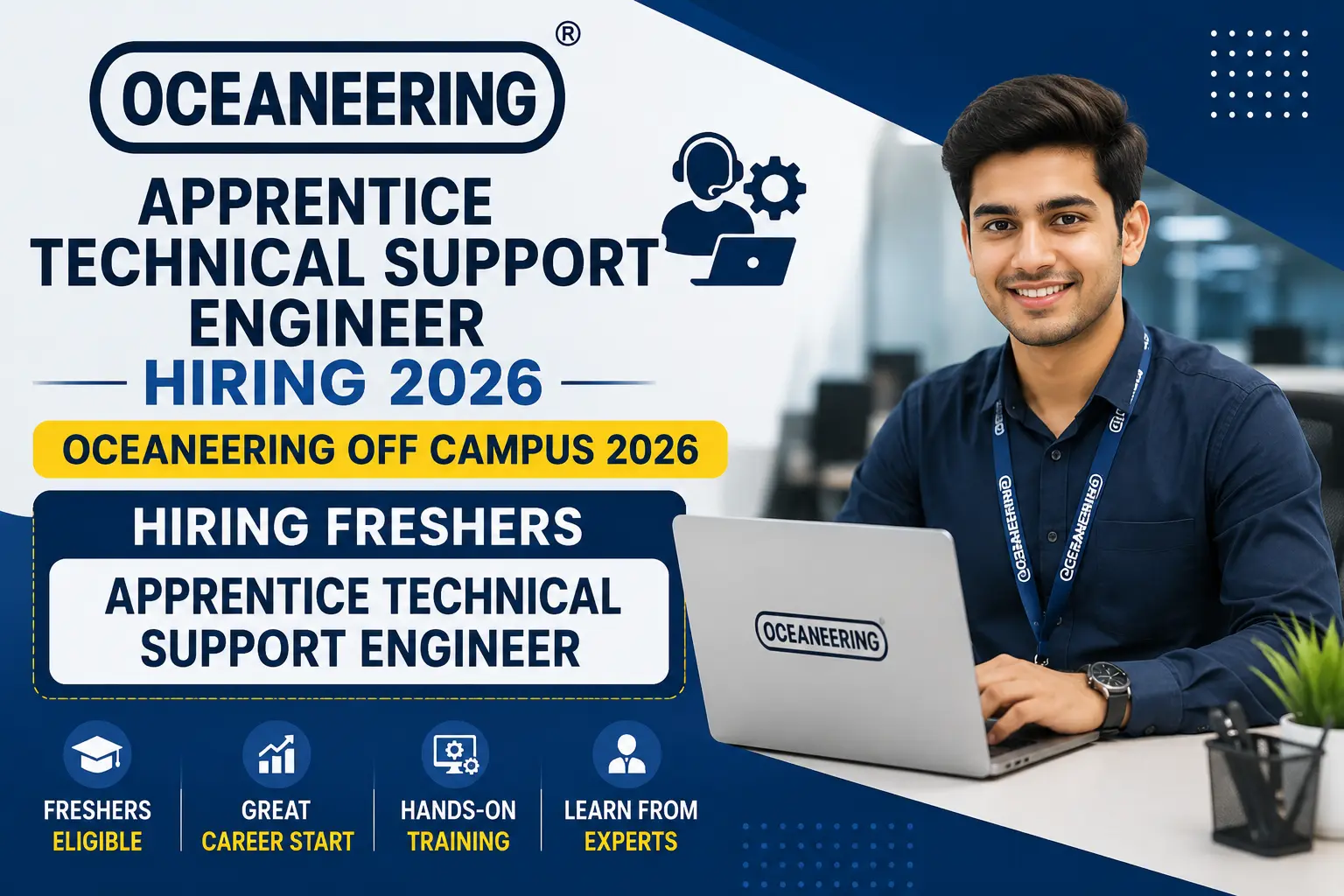 Oceaneering Off Campus 2026 Hiring Freshers Apprentice Technical Support Engineer