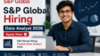 S&P Global Hiring Data Analyst 2026 for Freshers Apply Online