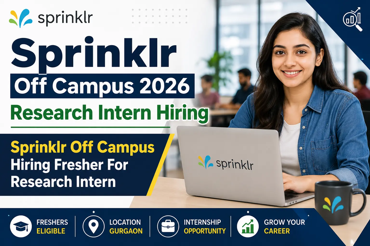 Sprinklr Off Campus 2026 Research Intern Hiring for Freshers in Gurgaon