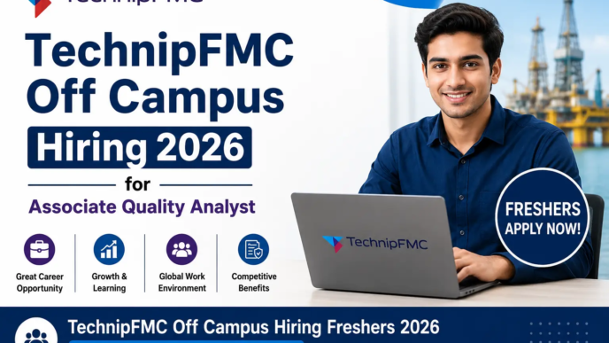 TechnipFMC Off Campus Hiring 2026 for Associate Quality Analyst Freshers