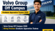 Volvo Group Off Campus 2026 Hiring Freshers Graduate Apprentice Trainee