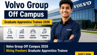 Volvo Group Off Campus 2026 Hiring Freshers Graduate Apprentice Trainee