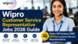 Wipro Off Campus 2026 Hiring Customer Service Representative Jobs for Freshers