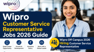 Wipro Off Campus 2026 Hiring Customer Service Representative Jobs for Freshers