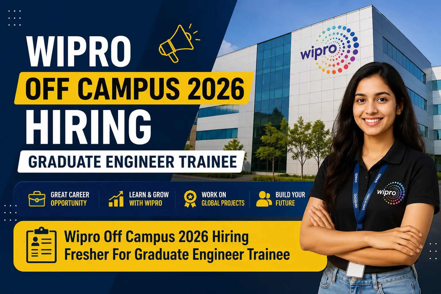Wipro Off Campus 2026 Hiring Fresher For Graduate Engineer Trainee in Noida