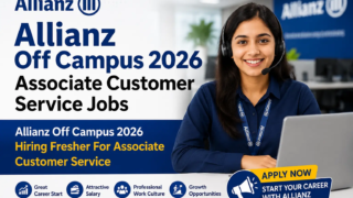 Allianz Off Campus 2026 Hiring Fresher For Associate Customer Service Jobs in Pune