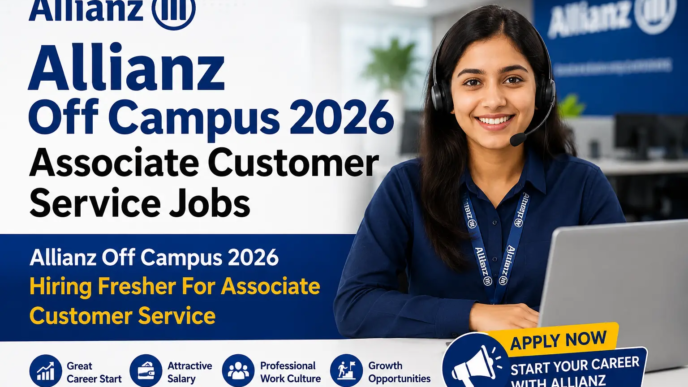 Allianz Off Campus 2026 Hiring Fresher For Associate Customer Service Jobs in Pune