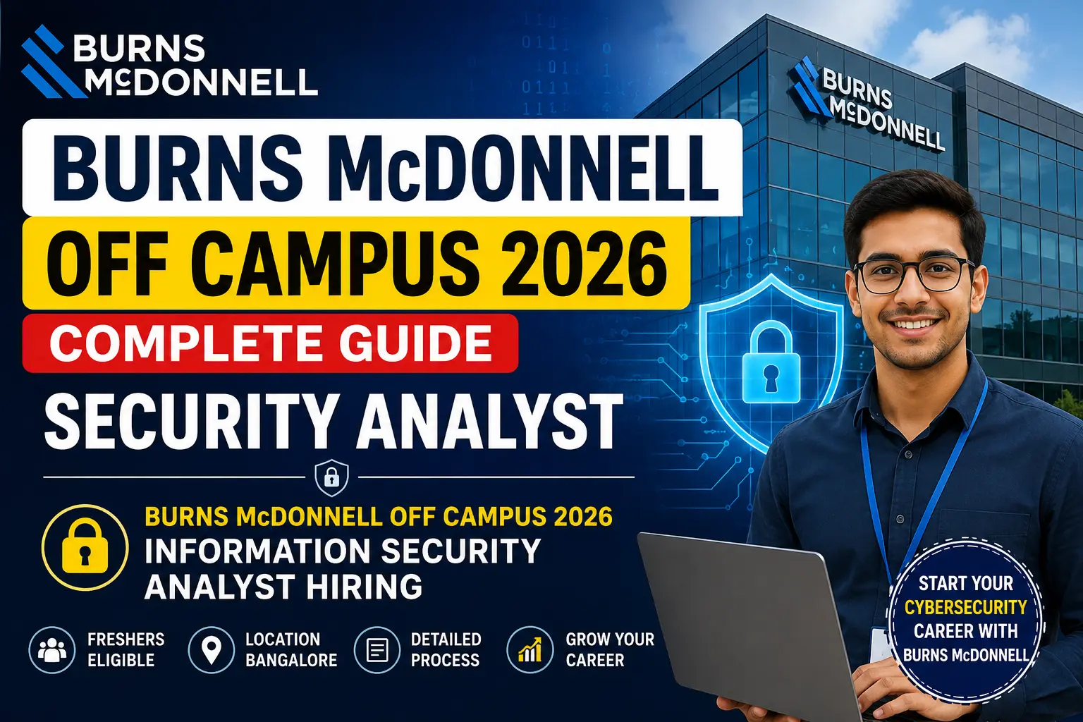 Burns McDonnell Off Campus 2026 Information Security Analyst Hiring Bangalore