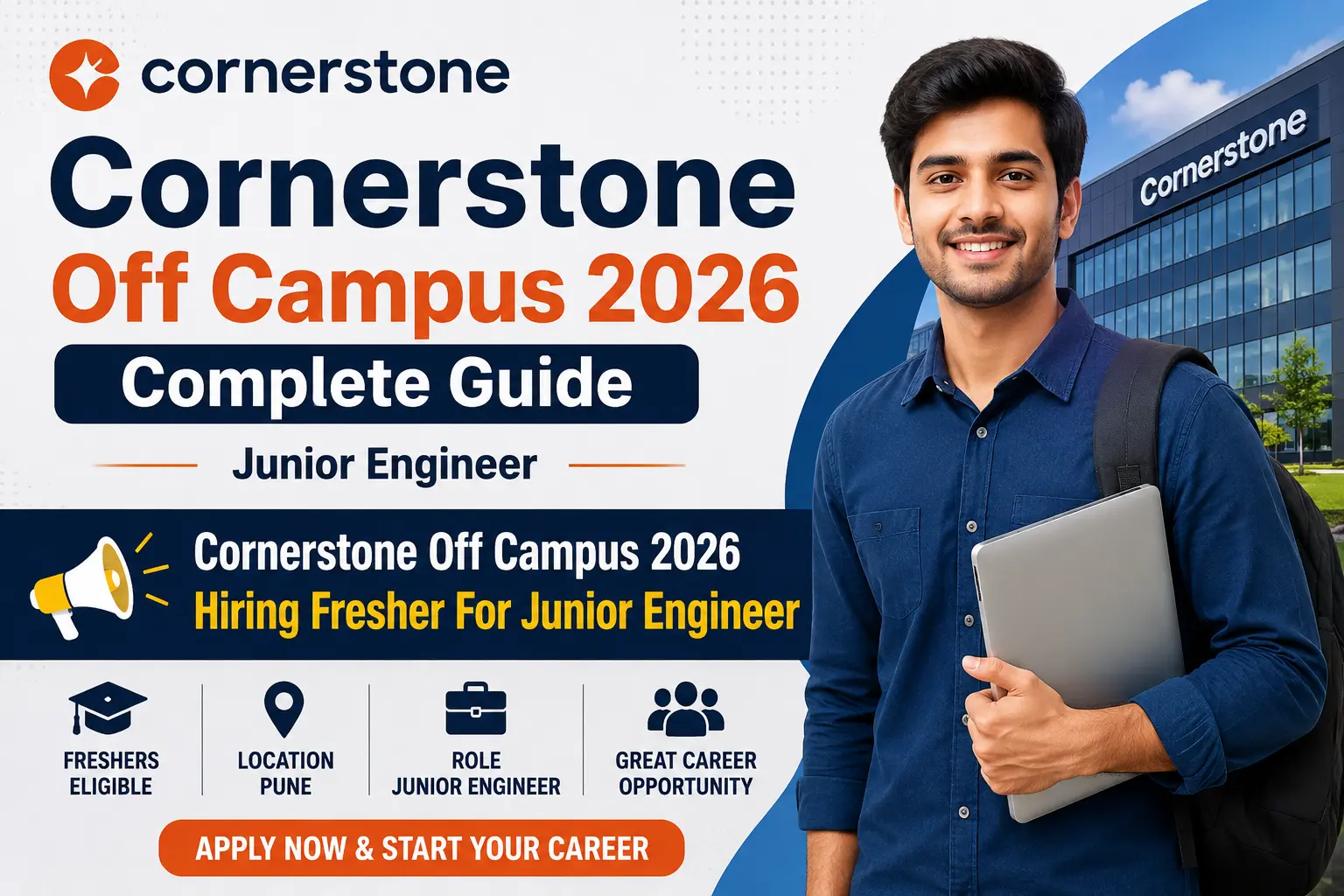 Cornerstone Off Campus 2026 Complete Guide Junior Engineer Pune
