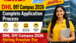 DHL Off Campus 2026 Hiring Fresher For Associate Mumbai - Complete Application Process