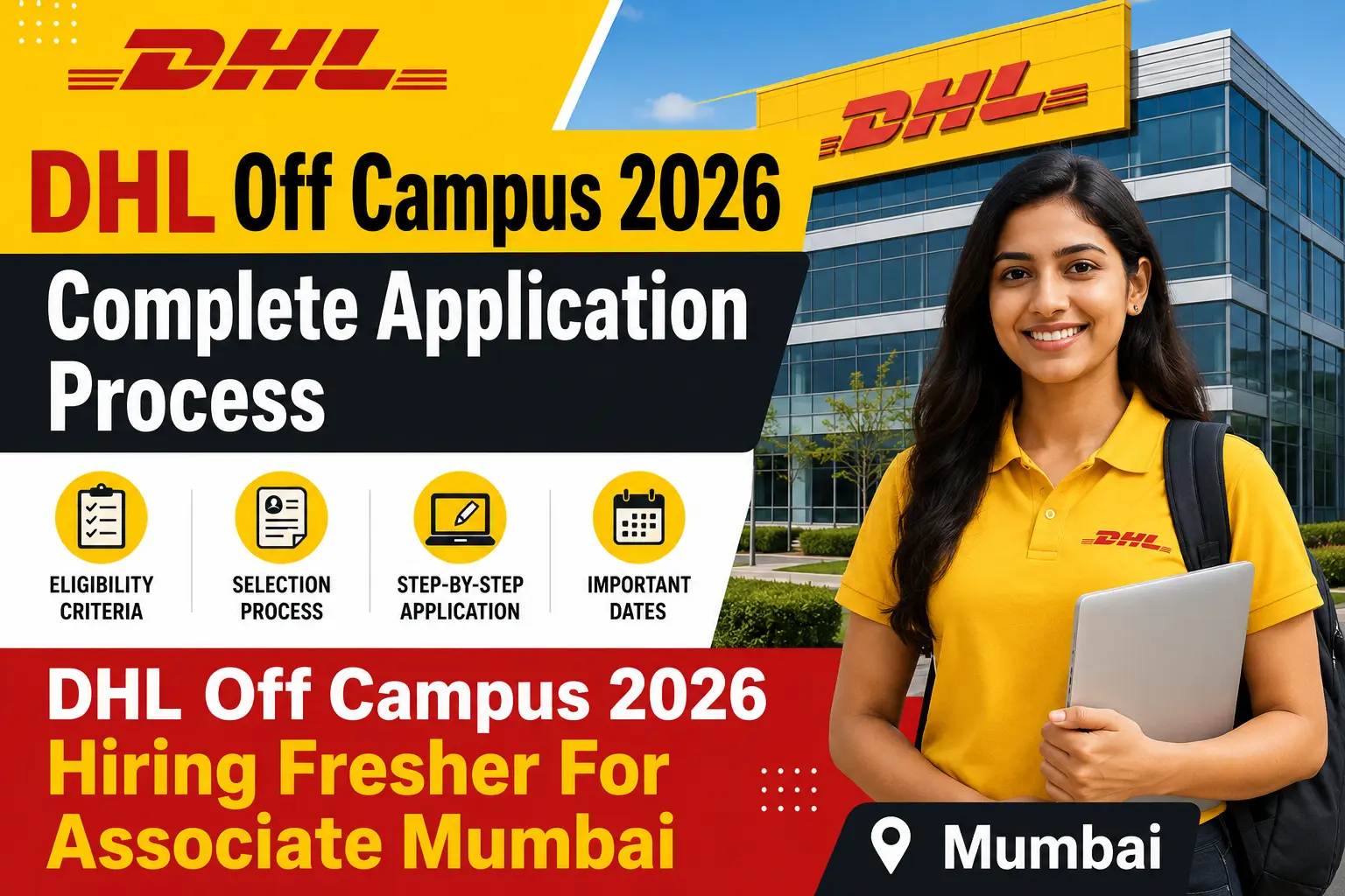 DHL Off Campus 2026 Hiring Fresher For Associate Mumbai - Complete Application Process