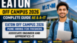 Eaton Off Campus 2026 Pune Hiring for Freshers Associate Engineer and Apprentice-IT