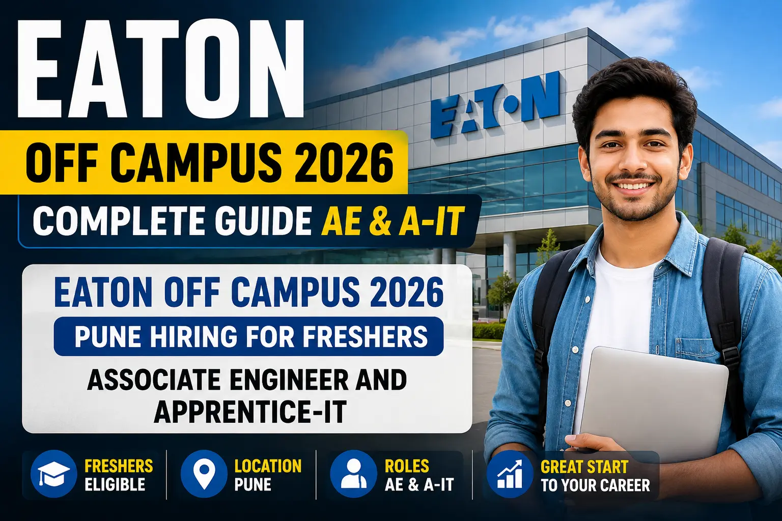 Eaton Off Campus 2026 Pune Hiring for Freshers Associate Engineer and Apprentice-IT