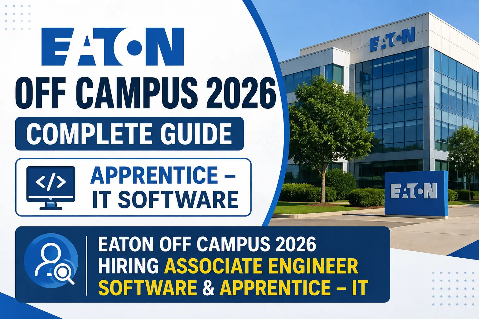 Eaton Off Campus 2026 Complete Guide Associate Engineer Software Apprentice IT Pune