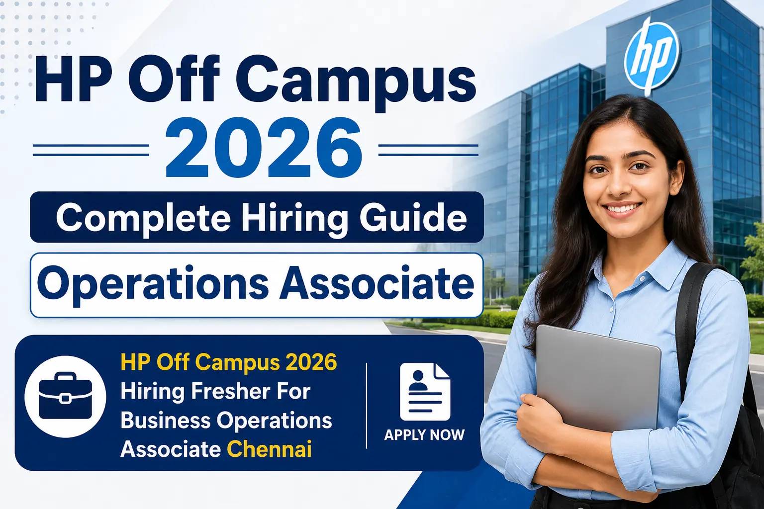 HP Off Campus 2026 Business Operations Associate Chennai Hiring