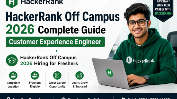 HackerRank Off Campus 2026 Customer Experience Engineer Bangalore