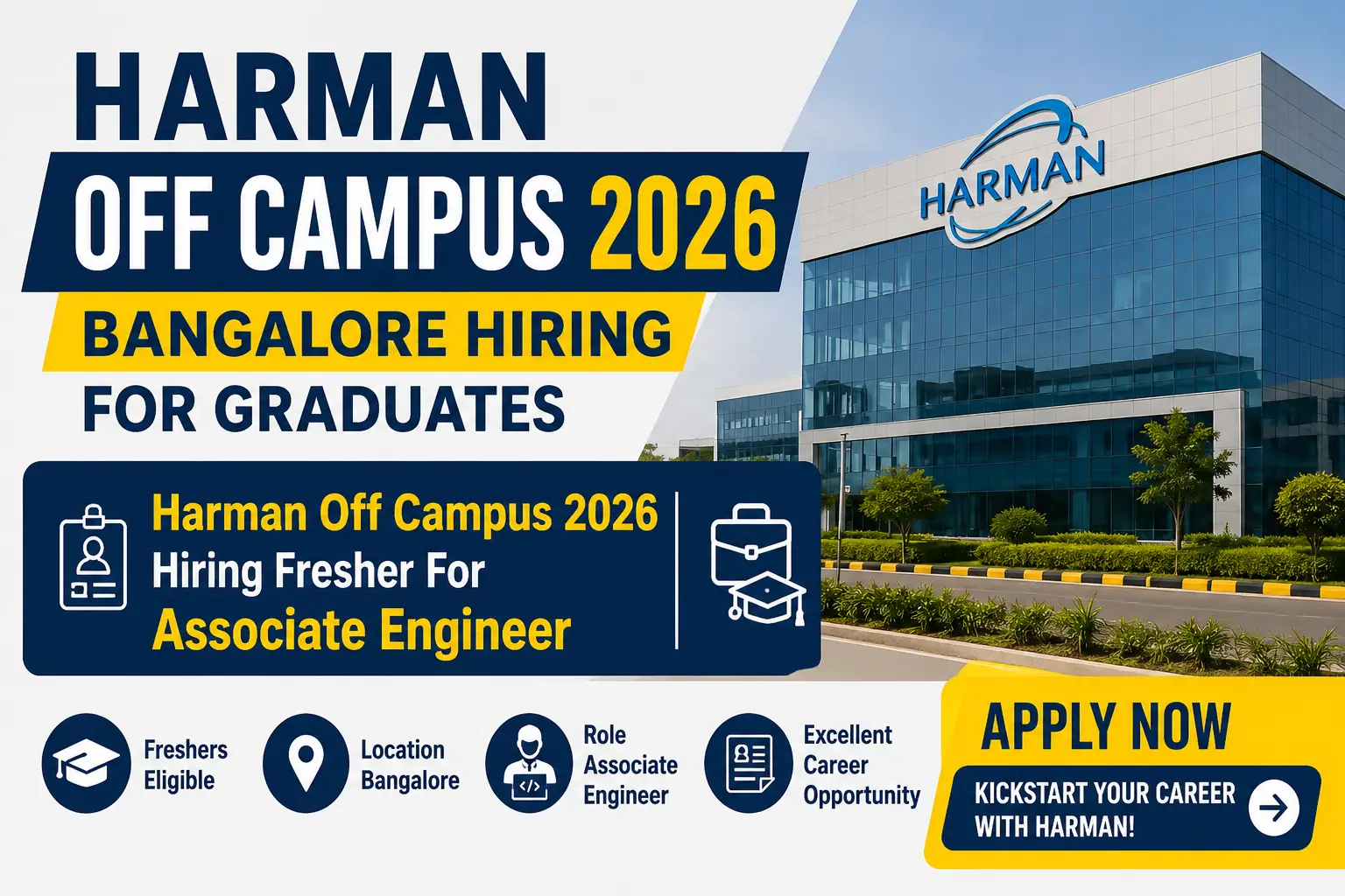 Harman Off Campus 2026 Hiring Fresher For Associate Engineer in Bangalore