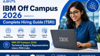 IBM Off Campus 2026 Complete Hiring Guide Technical Support Representative Intern PAN India