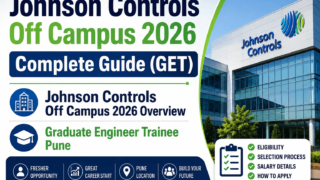 Johnson Controls Off Campus 2026 Graduate Engineer Trainee Pune