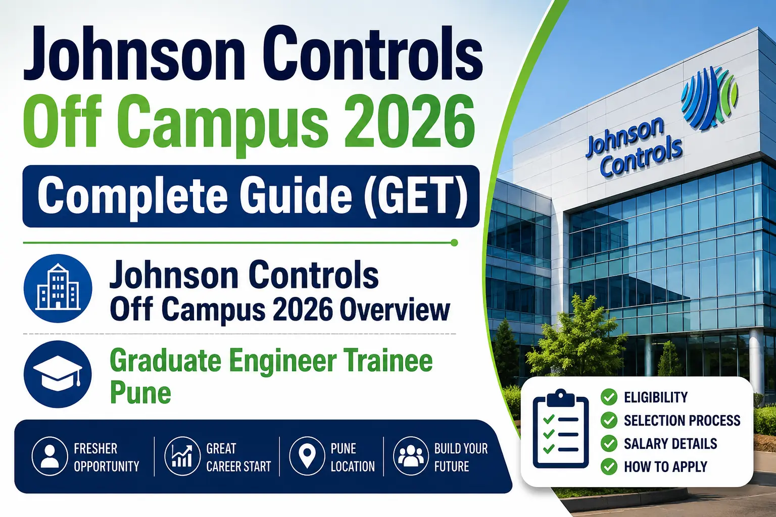 Johnson Controls Off Campus 2026 Graduate Engineer Trainee Pune