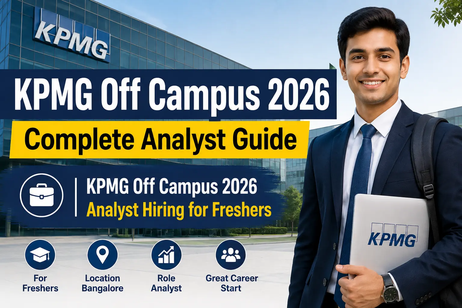 KPMG Off Campus 2026 Analyst Hiring for Freshers in Bangalore