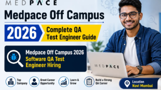 Medpace Off Campus 2026 Software QA Test Engineer Hiring in Navi Mumbai
