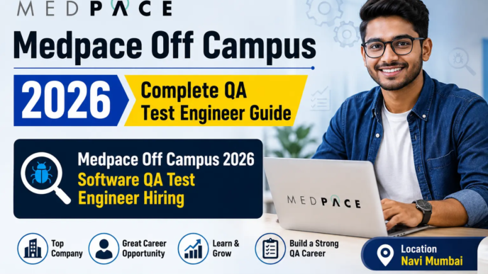 Medpace Off Campus 2026 Software QA Test Engineer Hiring in Navi Mumbai