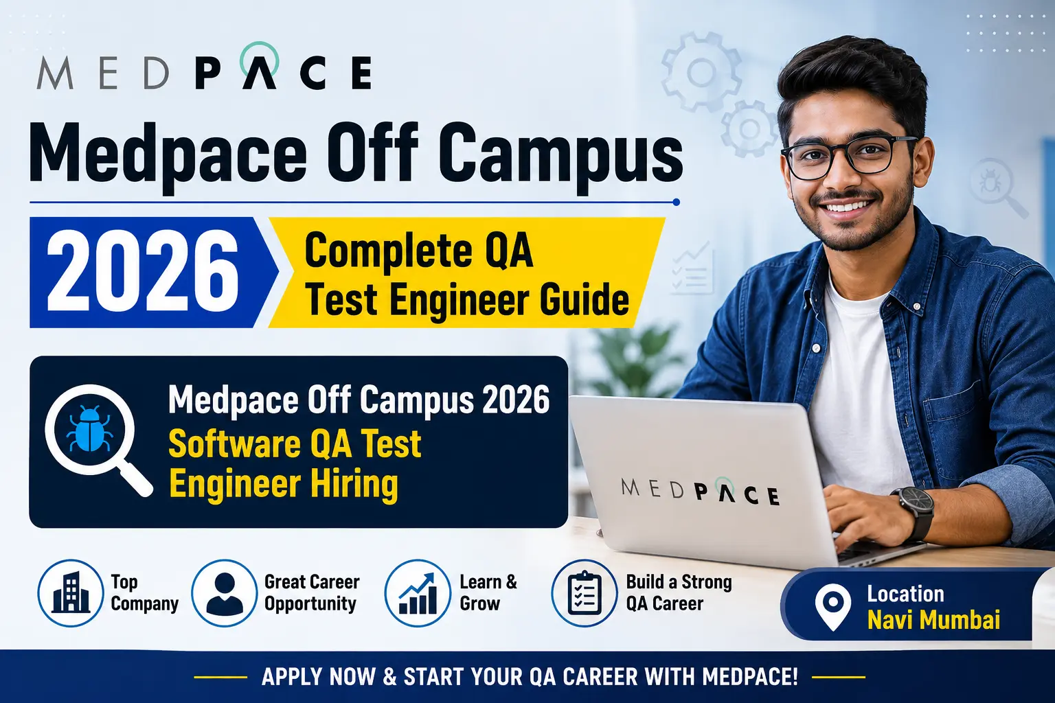 Medpace Off Campus 2026 Software QA Test Engineer Hiring in Navi Mumbai