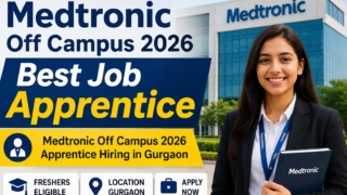 Medtronic Off Campus 2026 Apprentice Hiring in Gurgaon