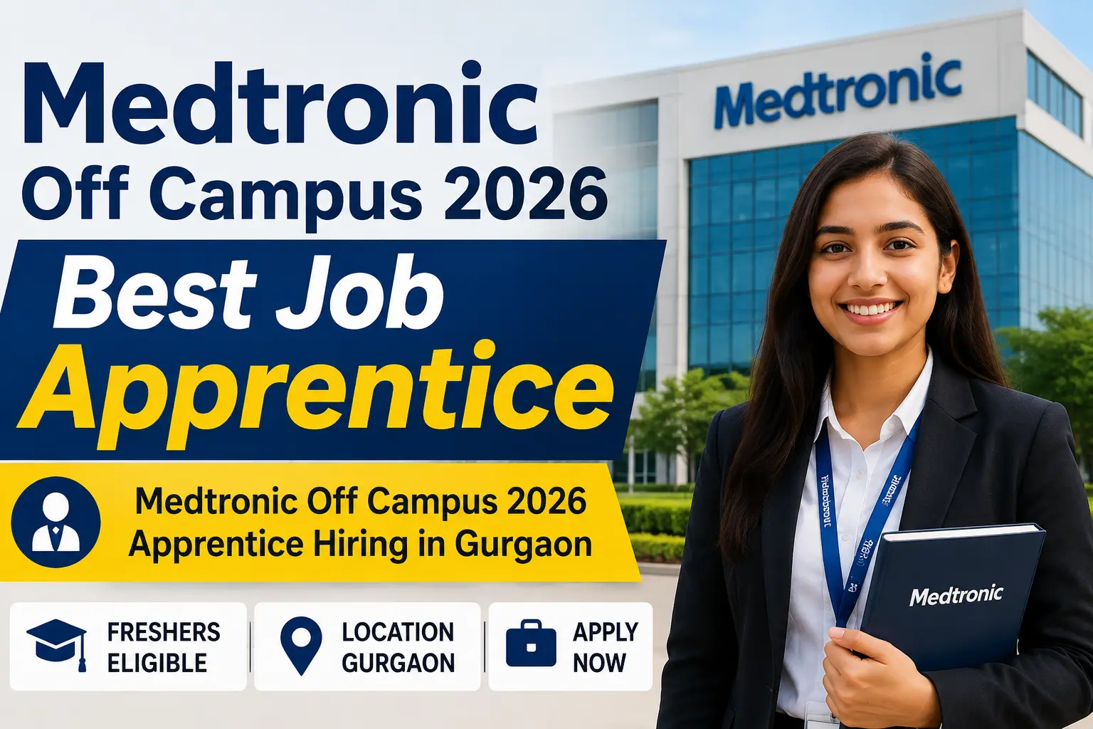 Medtronic Off Campus 2026 Apprentice Hiring in Gurgaon